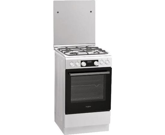 WHIRLPOOL WS5G8CHW/E gāzes plīts 50cm Balta