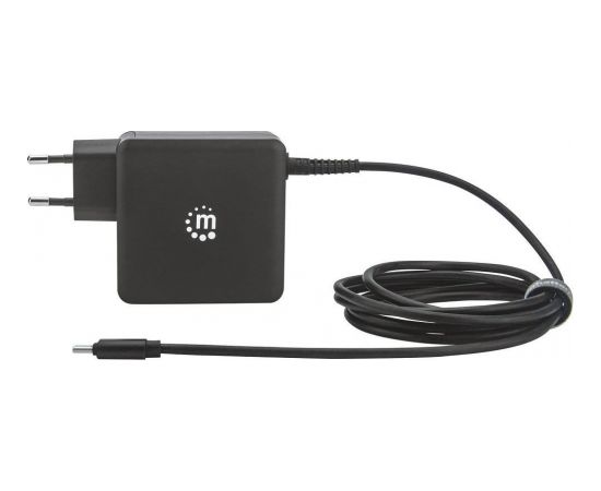 Manhattan Power Delivery charger USB-C 5-20V up to 60W USB-A 5V up to 2.4A black
