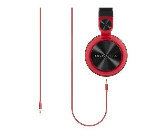 Energy Sistem austiņas DJ2 Headband/On-Ear, 3.5 mm, Microphone, Red,