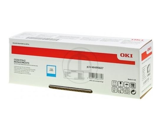 Oki Toner C532 / MC573 Cyan 6k (46490607)