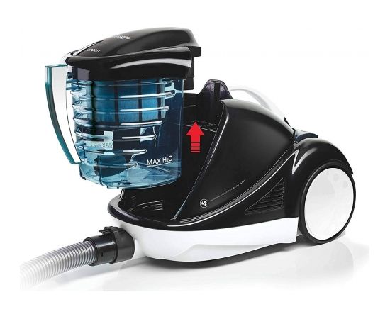 Polti Forzaspira Lecologico Aqua Allergy Natural Care Vacuum Cleaner  	PBEU0108 Bagless, Black/ white, 750 W, 1 L, A, HEPA filtration system,