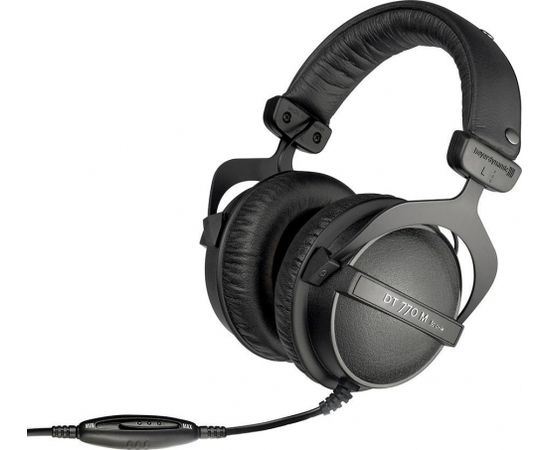 Beyerdynamic Monitoring headphones for drummers and FOH-Engineers DT 770 M Headband/On-Ear, 3.5 mm and adapter 6.35 mm, Black, Noice canceling,