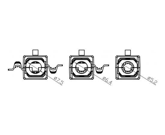 Goobay 59227 Tool-free RJ45 network connector CAT 6A UTP unshielded