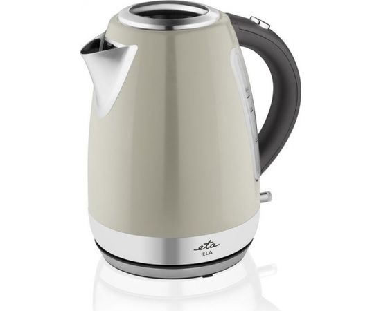 ETA Kettle Ela  Standard, Stainless steel, Cream, 2100 W, 360° rotational base, 1.7 L