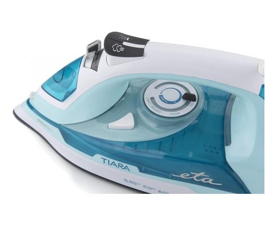 ETA Tiara II  Blue, 2200 W, Steam Iron, Continuous steam 40 g/min, Steam boost performance 120 g/min, Anti-drip function, Anti-scale system, Vertical steam function, Water tank capacity 450 ml