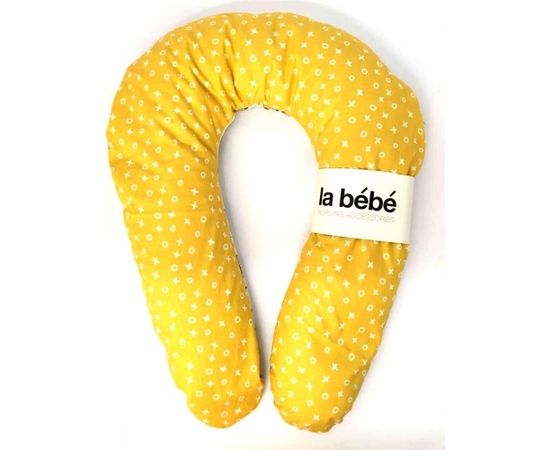La Bebe™ Nursing La Bebe™ Snug Cotton Nursing Maternity Pillow Art.101727 TicTacToe Подковка для сна, кормления малыша 20*70 cm