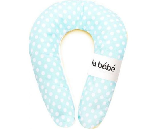 La Bebe™ Nursing La Bebe™ Snug Art.85708 Nursing Maternity Pillow Mint Dots Pakaviņš mazuļa barošana, gulēšanai, pakaviņš grūtniecēm 20*70 no dabīga līna