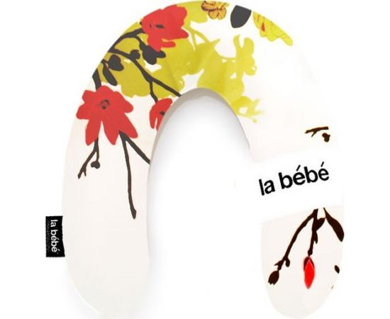 La Bebe™ Nursing La Bebe™ Rich Cotton Nursing Maternity Pillow Art.85472 Magnolia Flowers Подковка для сна, кормления малыша 30*175 cm