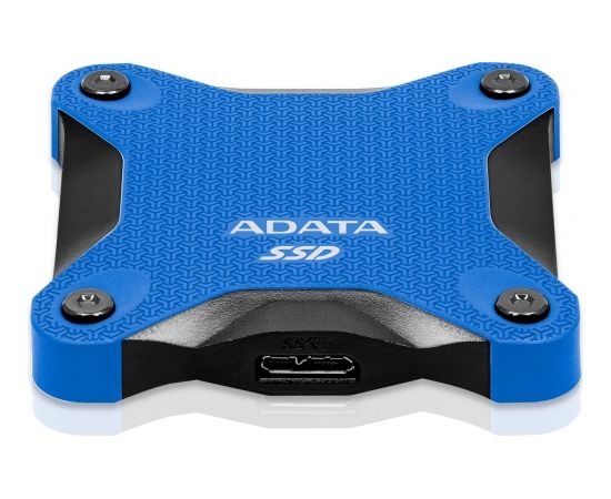 ADATA External SSD SD600Q 480 GB, USB 3.1, Blue Ārējie cietie diski HDD SSD
