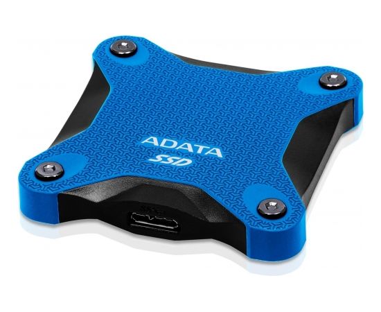 ADATA External SSD SD600Q 480 GB, USB 3.1, Blue Ārējie cietie diski HDD SSD