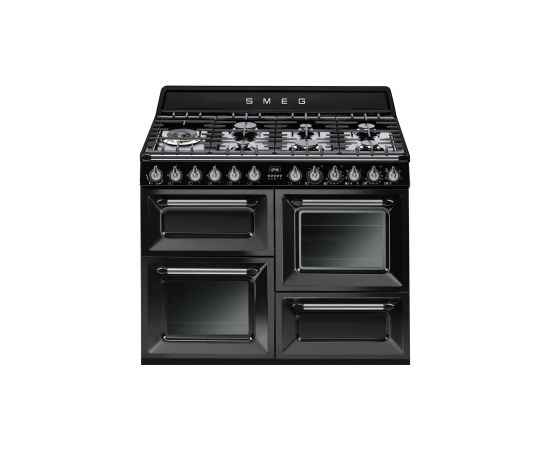 Smeg TR4110BL1 Cooker | 110x60 cm | Victoria | Black | Hob type: Gas | Type of main oven: Thermo-ventilated | Type of second oven: Fan assisted | A | A