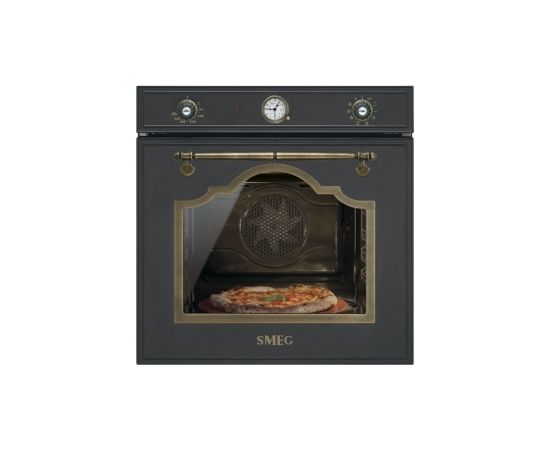 Smeg SFP750AOPZ Thermo-ventilated Anthracite 60cm Cepeškrāsns