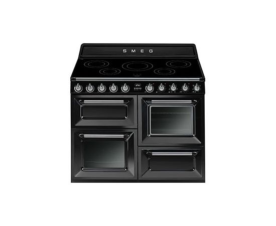 Smeg TR4110IBL Cooker | 110x60 cm | Victoria | Black | Hob type: Induction | Type of main oven: Thermo-ventilated | Type of second oven: Fan assisted | A | A