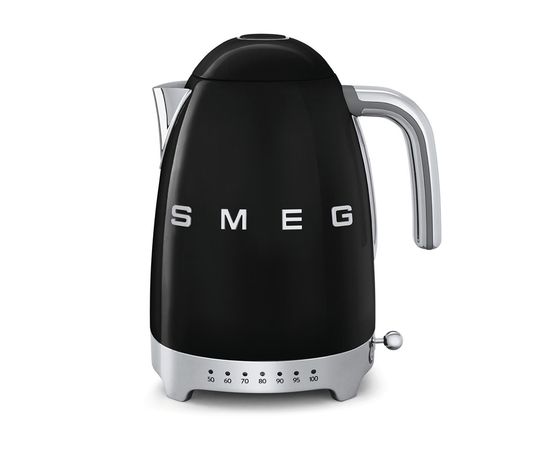 Smeg KLF04BLEU Чайник электрический с регулируемой температурой, черный