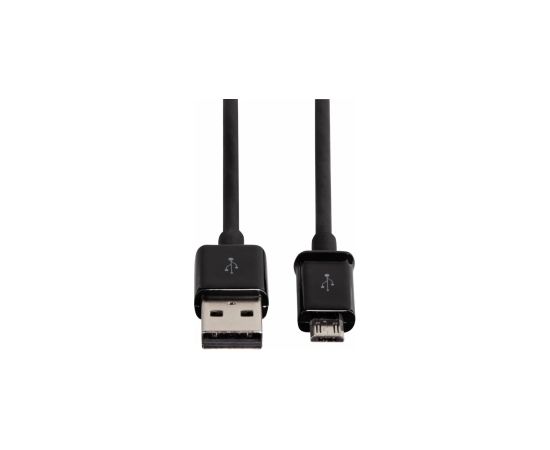 Hama USB Male - MicroUSB Male 0.9m Black
