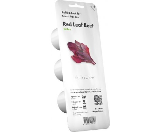 Clicktronic Click & Grow Smart Garden refill Red Leaf Beet 3pcs