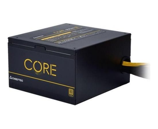 Chieftec ATX PSU Core series BBS-600S, 12cm fan, 600W, 80 PLUS® Gold, Active PFC