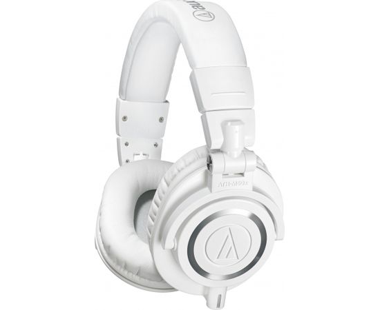 Audio Technica austiņas ATH-M50XWH 3.5mm (1/8 inch), Headband/On-Ear, White