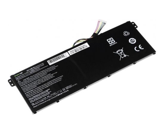 Battery Green Cell AC14B8K AC14B18J for Acer Aspire E 11 ES1-111M ES1-131 E 15 E