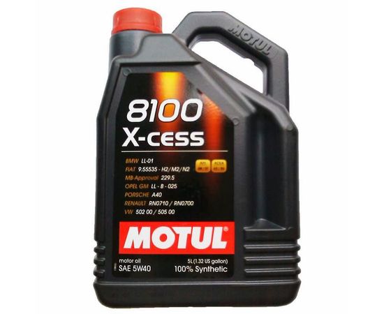 Motul 8100 8100 X-cess 5W40 4L ACEA A3/B4 API SN/CF