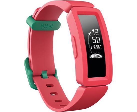 Fitbit Ace2  Smart Watche Touchscreen, Bluetooth, Watermelon / Teal, Waterproof, 50 m