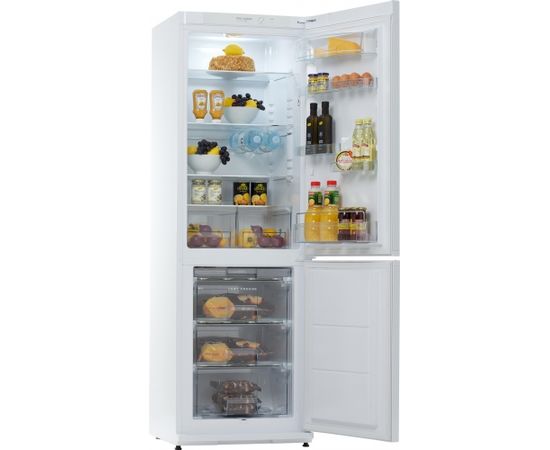 Snaige Refrigerator RF34SM-S100210731Z18XSNBX Free standing, Combi, Height 185 cm, A+,   net capacity 214  L, Freezer net capacity 88  L, 41 dB, White