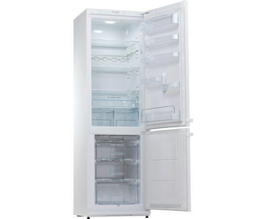 Snaige Refrigerator RF34SM-P100273731Z185SNBX Free standing, Combi, Height 185 cm, A++,   net capacity 210 L, Freezer net capacity 88 L, 41 dB, White