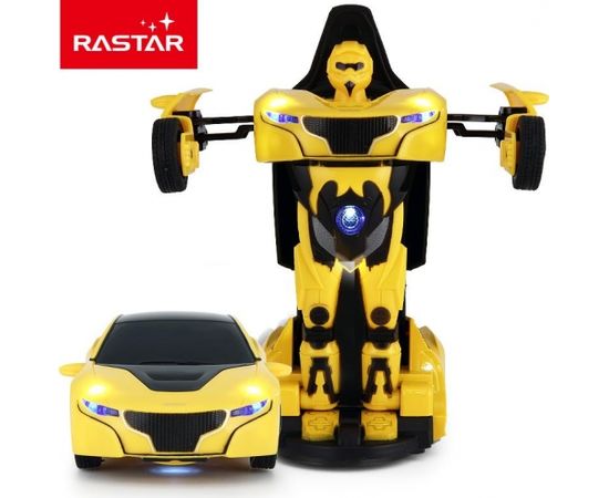 RASTAR transformable car RC 1:32 Black/Yellow/Red/Blue, 61800