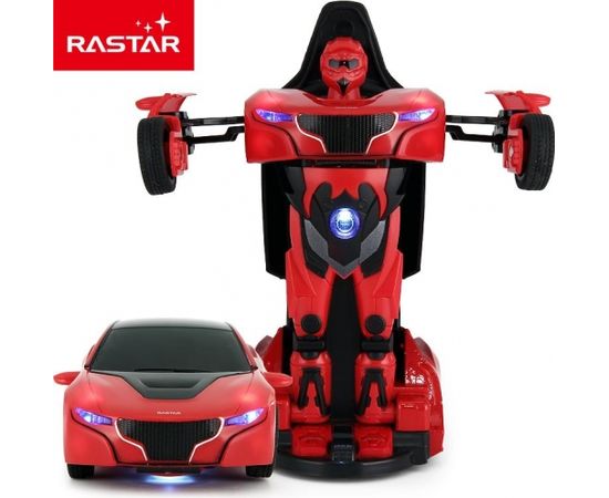 RASTAR transformable car RC 1:32 Black/Yellow/Red/Blue, 61800