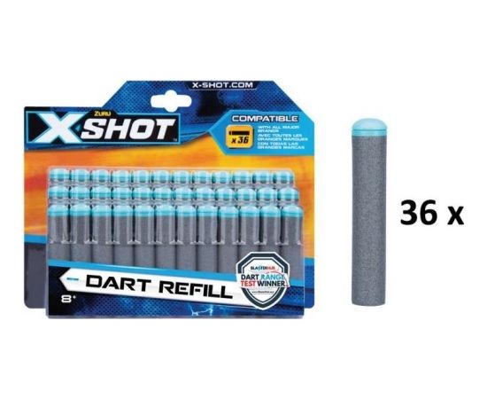XSHOT Dart Refill, 36 vnt., 3618 Детское искусство Baby Art