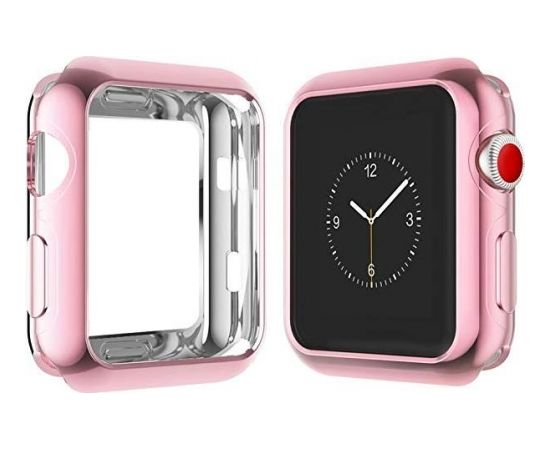 Dux Ducis Premium Silikona Maciņš Priekš Apple Watch 4 44 mm Rozā + Dāvana