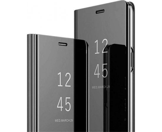 Mocco Clear View Cover Case Grāmatveida Maks Telefonam Samsung A305 Galaxy A30 Melns
