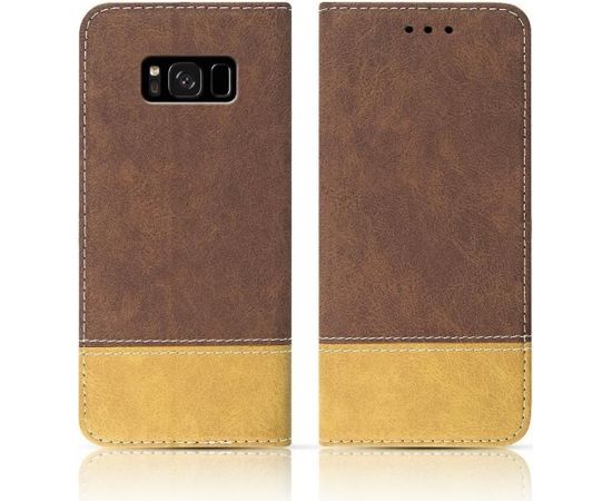 Mocco Suede Book Grāmatveida Maks TelefonamSamsung A305 Galaxy A30 Brūns