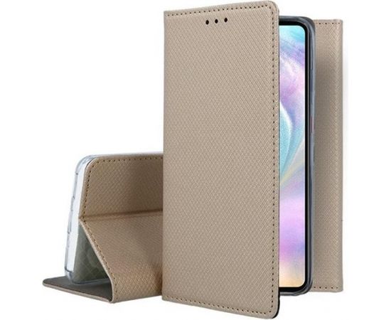 Mocco Smart Magnet Book Case Grāmatveida Maks Telefonam Samsung M205 Galaxy M20 Zeltains