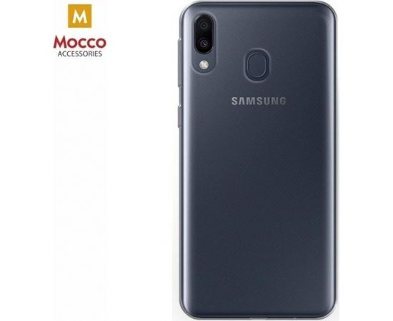 Mocco Ultra Back Case 1 mm Aizmugurējais Silikona Apvalks Priekš Samsung M205 Galaxy M20 Caurspīdīgs