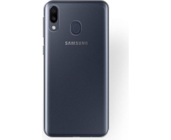 Mocco Ultra Back Case 1 mm Aizmugurējais Silikona Apvalks Priekš Samsung M205 Galaxy M20 Caurspīdīgs