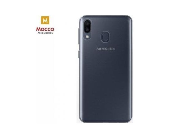 Mocco Ultra Back Case 0.3 mm Aizmugurējais Silikona Apvalks Priekš Samsung M205 Galaxy M20 Caurspīdīgs