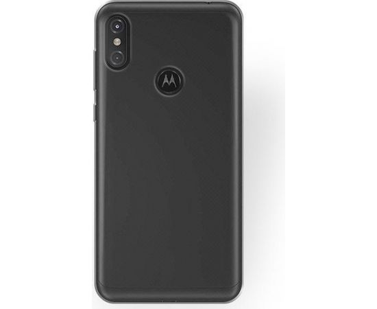 Mocco Ultra Back Case 0.3 mm Aizmugurējais Silikona Apvalks Priekš Motorola One / P30 Play Caurspīdīgs