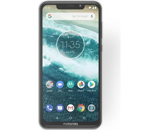 Mocco Ultra Back Case 0.3 mm Aizmugurējais Silikona Apvalks Priekš Motorola One / P30 Play Caurspīdīgs