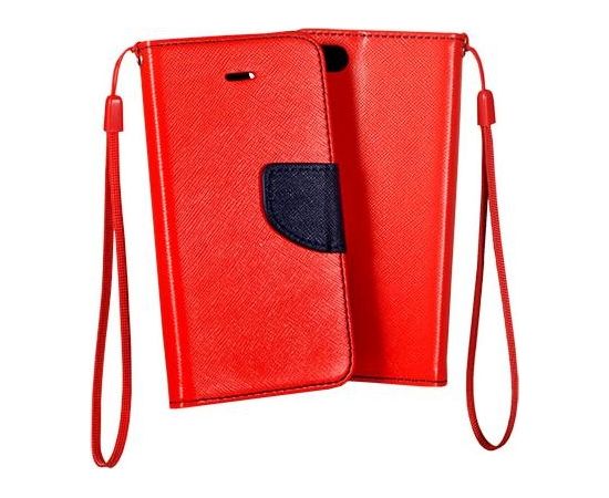 Mocco Fancy Book Case Grāmatveida Maks Telefonam Sony Xperia E5 Sarkans - Zils