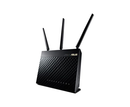 Asus Router RT-AC68U 10/100/1000 Mbit/s, Ethernet LAN (RJ-45) ports 4, 2.4GHz/5GHz, Wi-Fi standards 802.11ac, 600+1300 Mbit/s, Antenna type External, Antennas quantity 3, USB ports quantity 2