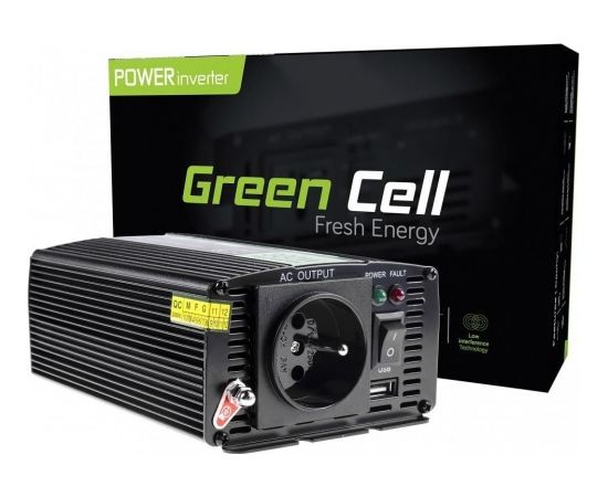 Voltage converter Green Cell ® 12V - 230V, 300W/600W