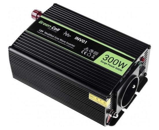 Voltage converter Green Cell ® 12V - 230V, 300W/600W