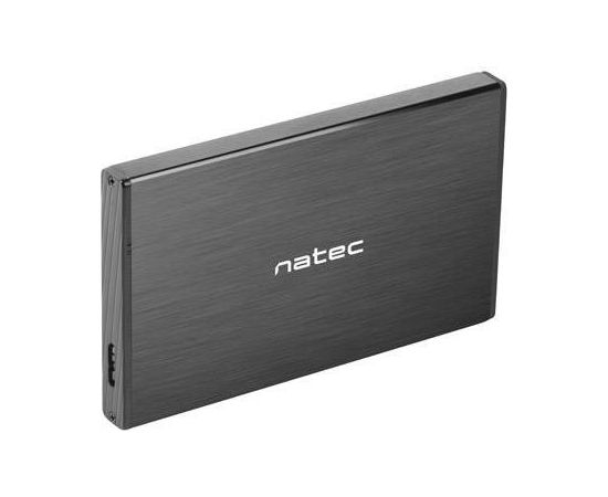 Natec HDD/SSD external enclosure RHINO GO for 2.5'' SATA - USB 3.0, Aluminum