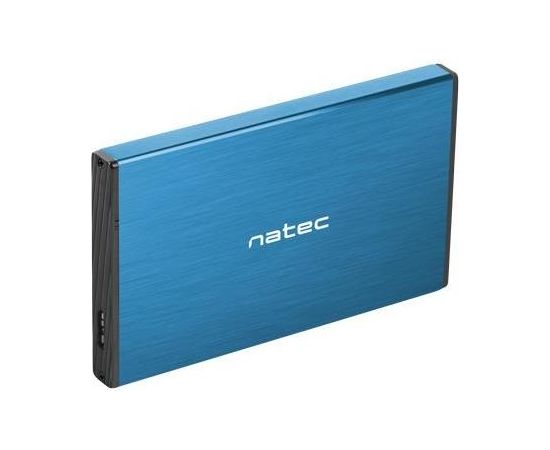 Natec external enclosure RHINO GO for 2,5'' SATA, USB 3.0, Blue