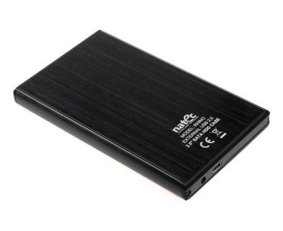 HDD/SSD enclosure Natec Rhino for 2.5'' SATA - USB2, Aluminum