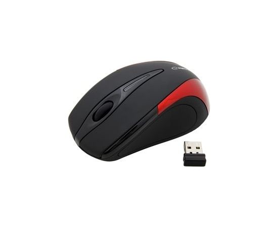 ESPERANZA Wireless Mouse Optical EM101R USB|NANO Output 2,4 GHz|Czerwona