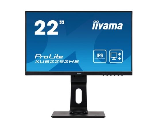 Monitor Iiyama XUB2292HS-B1 21.5inch, IPS, Full HD, HDMI/DP, speakers