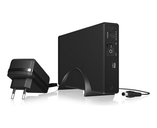 Raidsonic IcyBox External 3,5'' HDD/SSD Case SATA III, USB 3.1 Type-C, Black