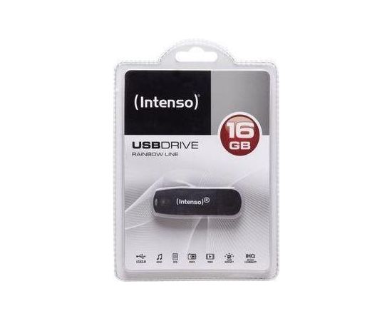 Flashdrive Intenso Rainbow 16GB USB2.0, Black